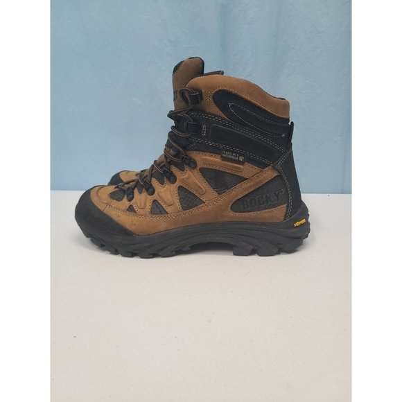Rocky Men's Ridgetop Waterproof Hiking Boot Brown 7.5 M - Picture 1 of 6